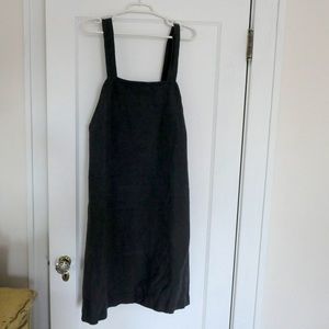 Baserange pinafore dress. Navy blue, size-XS